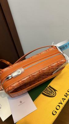 wholesale quality goyard orange camera bag 020189